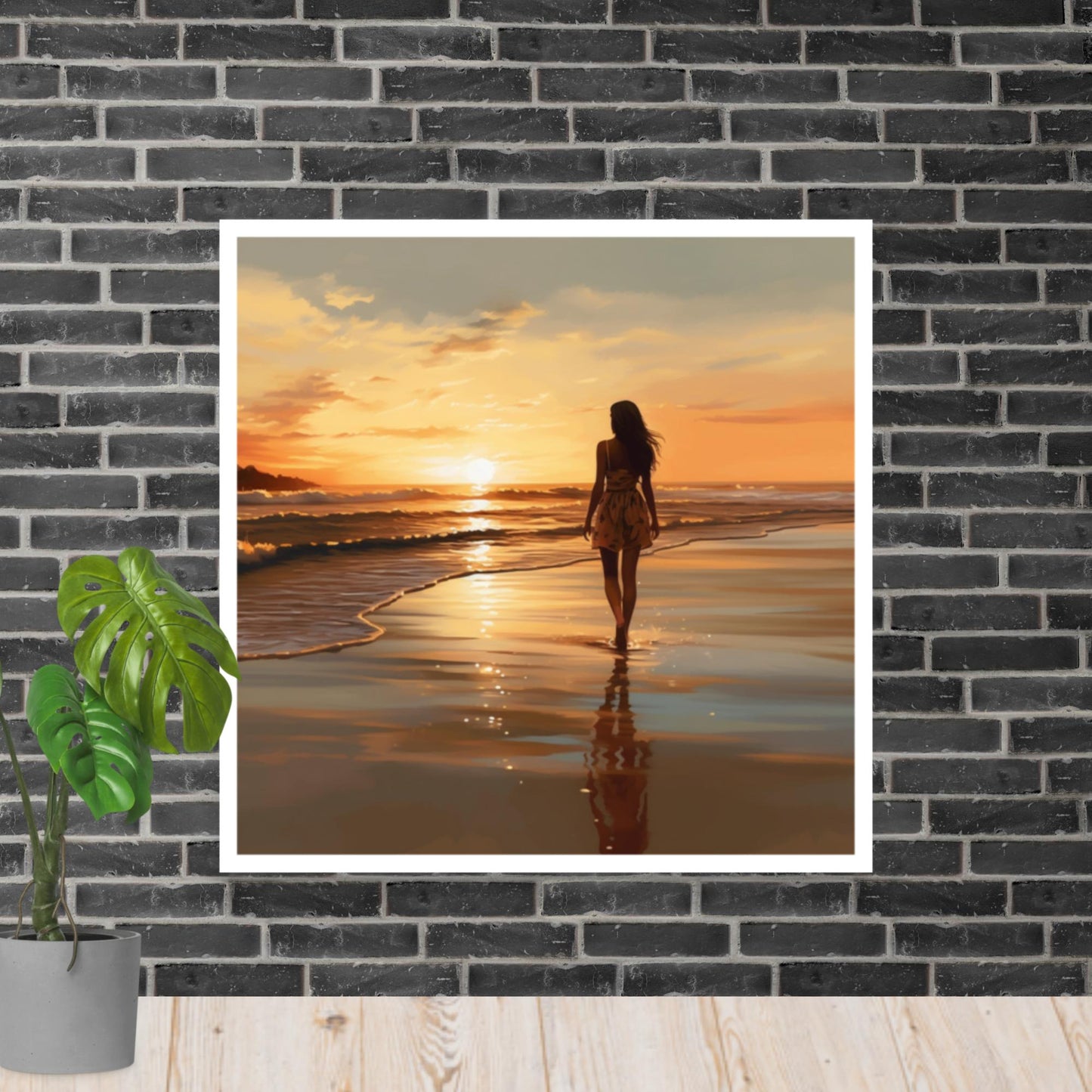 Tableau Femme qui Marche