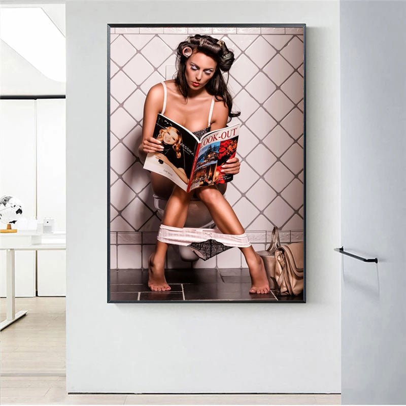 Tableau Femme Toilette