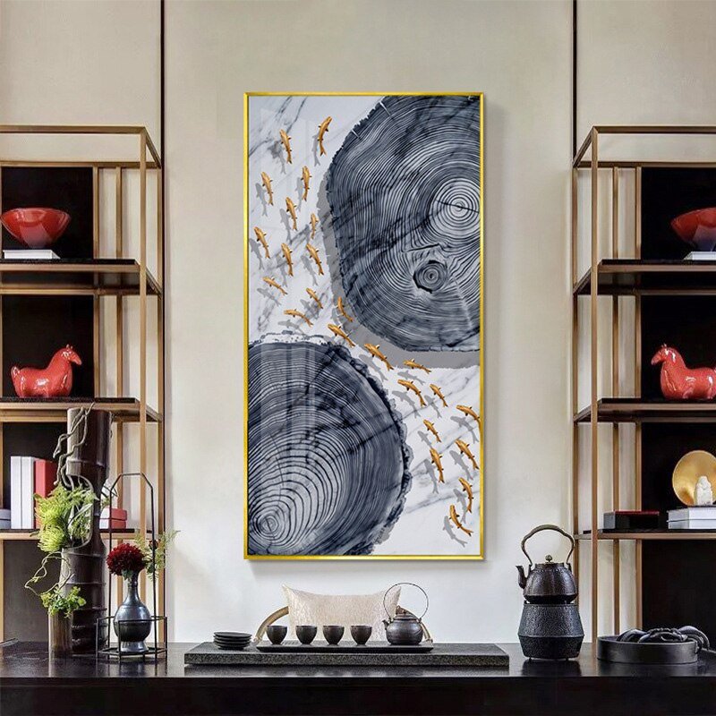 Tableau Moderne Poisson