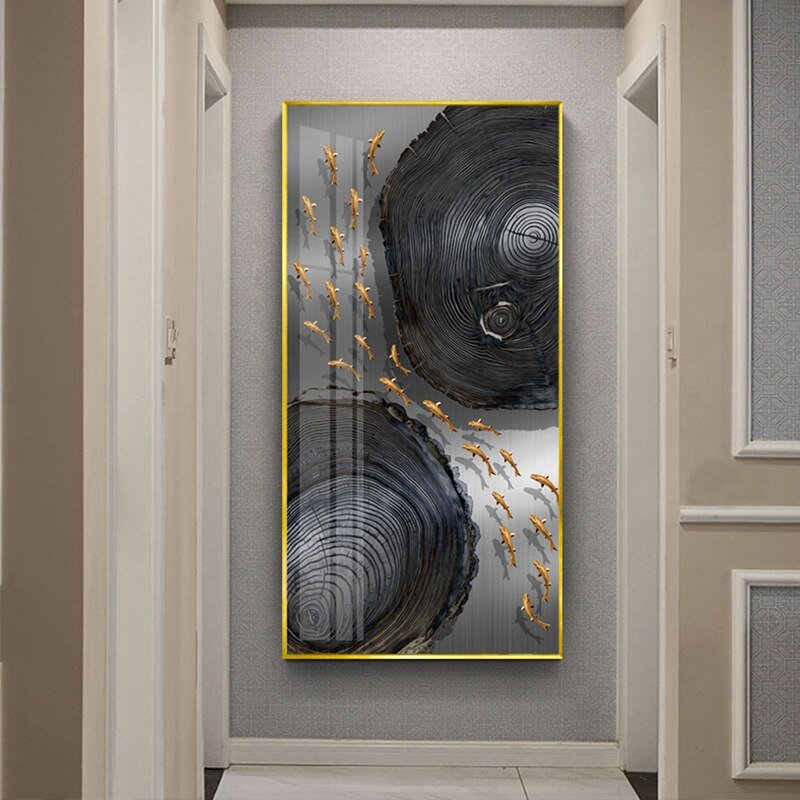 Tableau Moderne Poisson