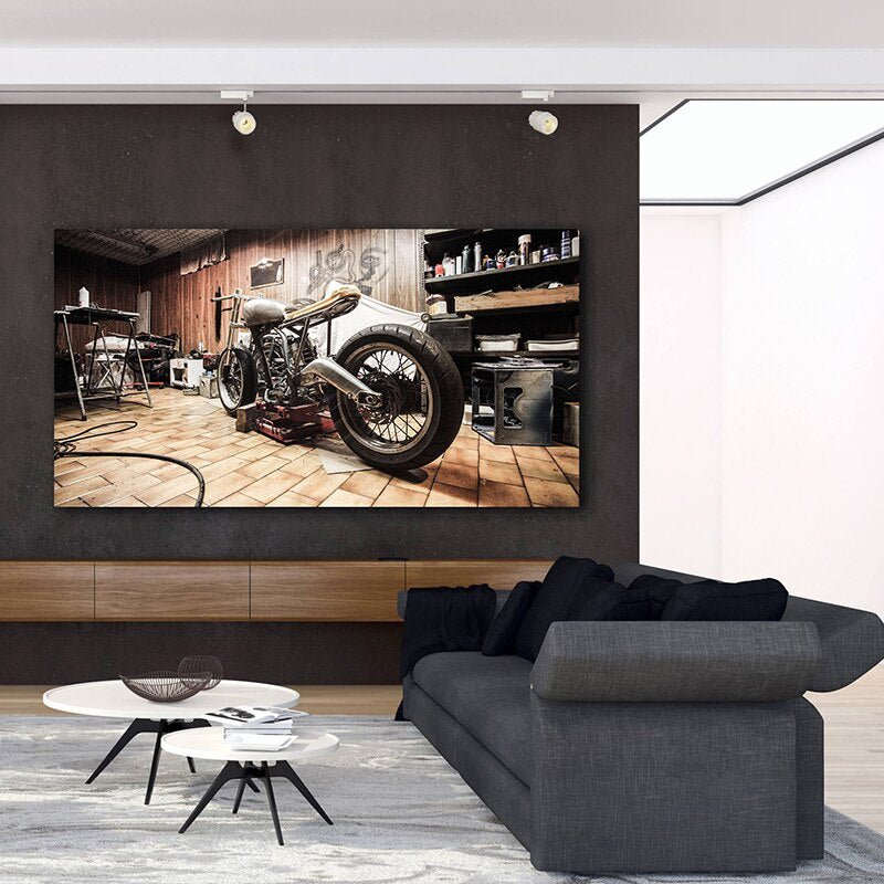 Tableau Moto Vintage
