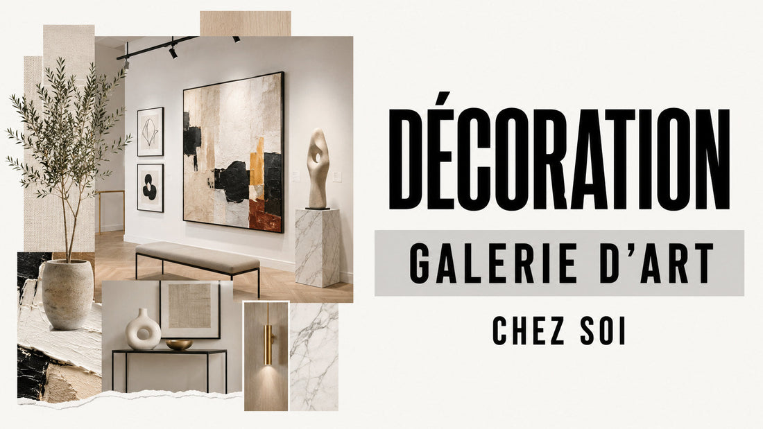 Comment créer une décoration digne d'une galerie d'art