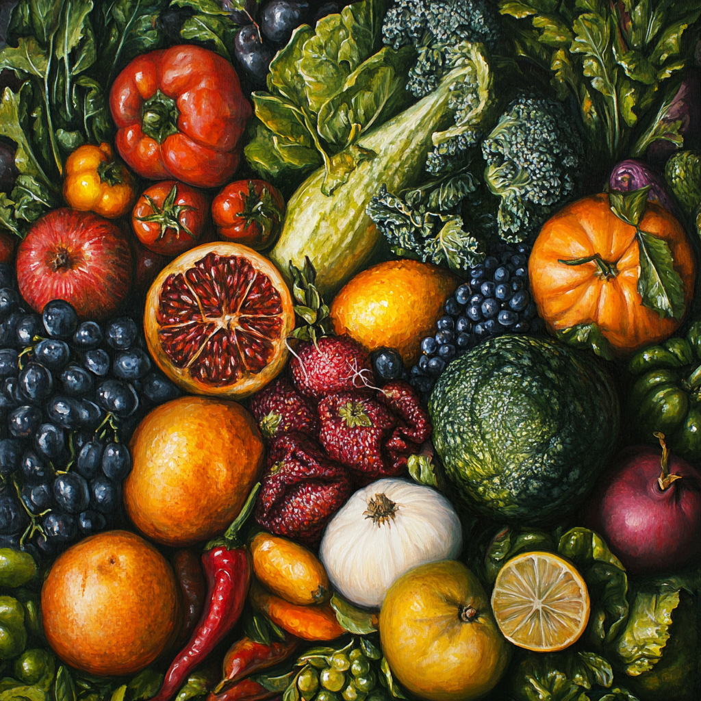 Tableau fruits et légumes