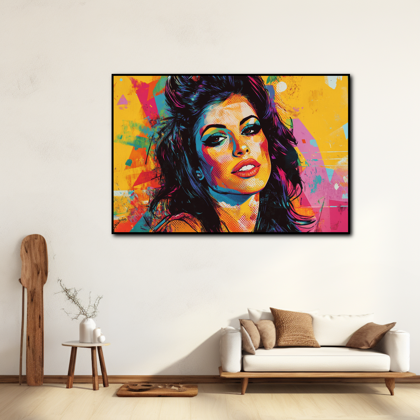 Tableau Amy Winehouse Pop Art