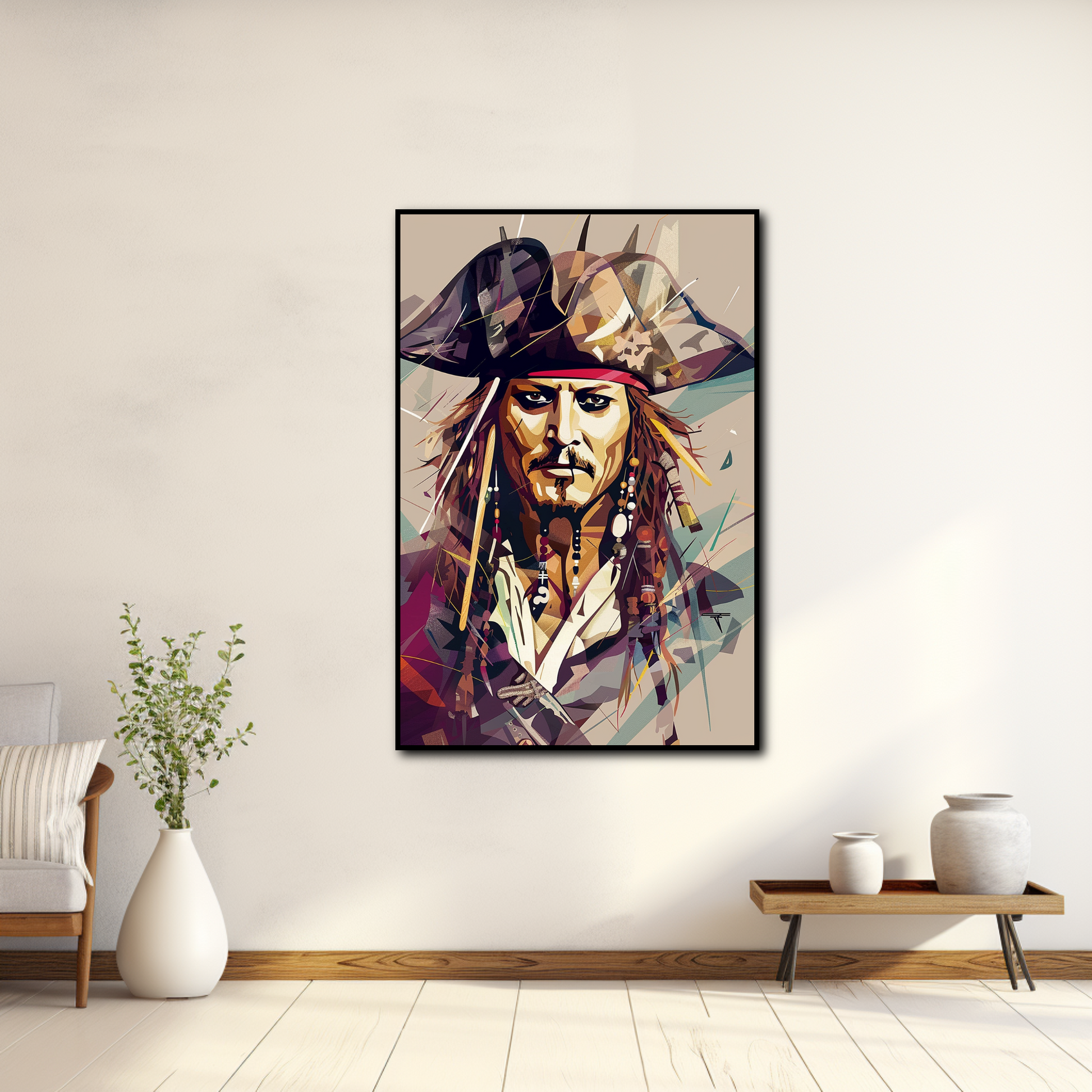 Tableau Johnny Depp Pirate