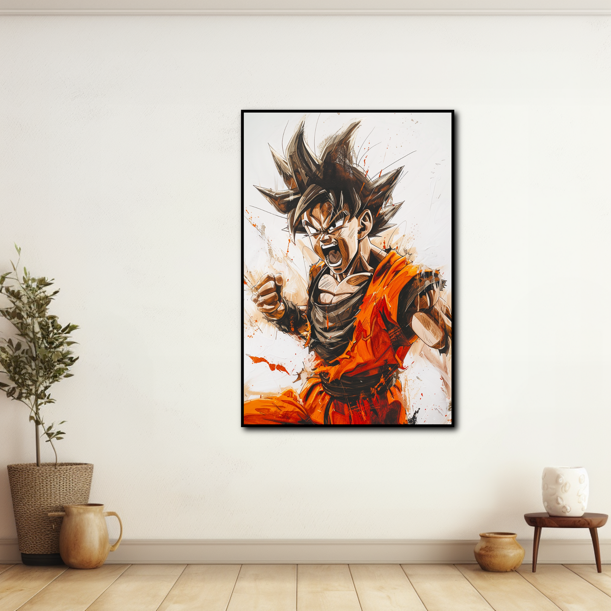 Tableau Dragon Ball Goku Fureur