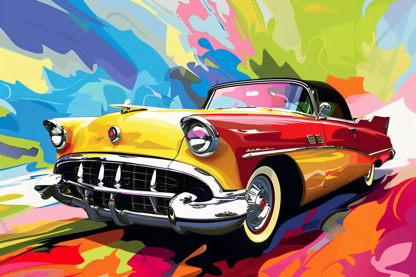 Tableau Voiture Pop Art