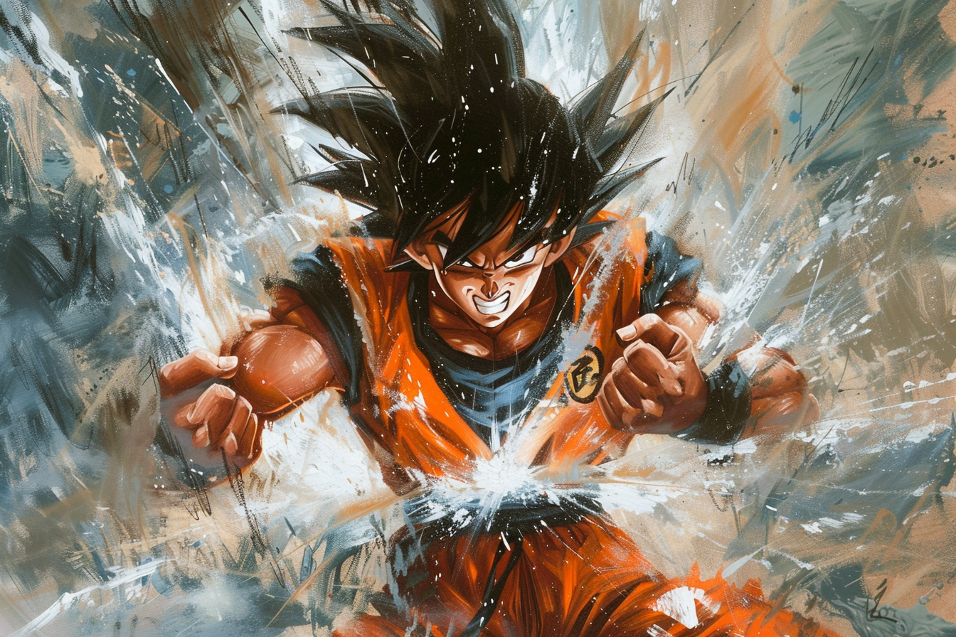 Tableau Dragon Ball Stylé