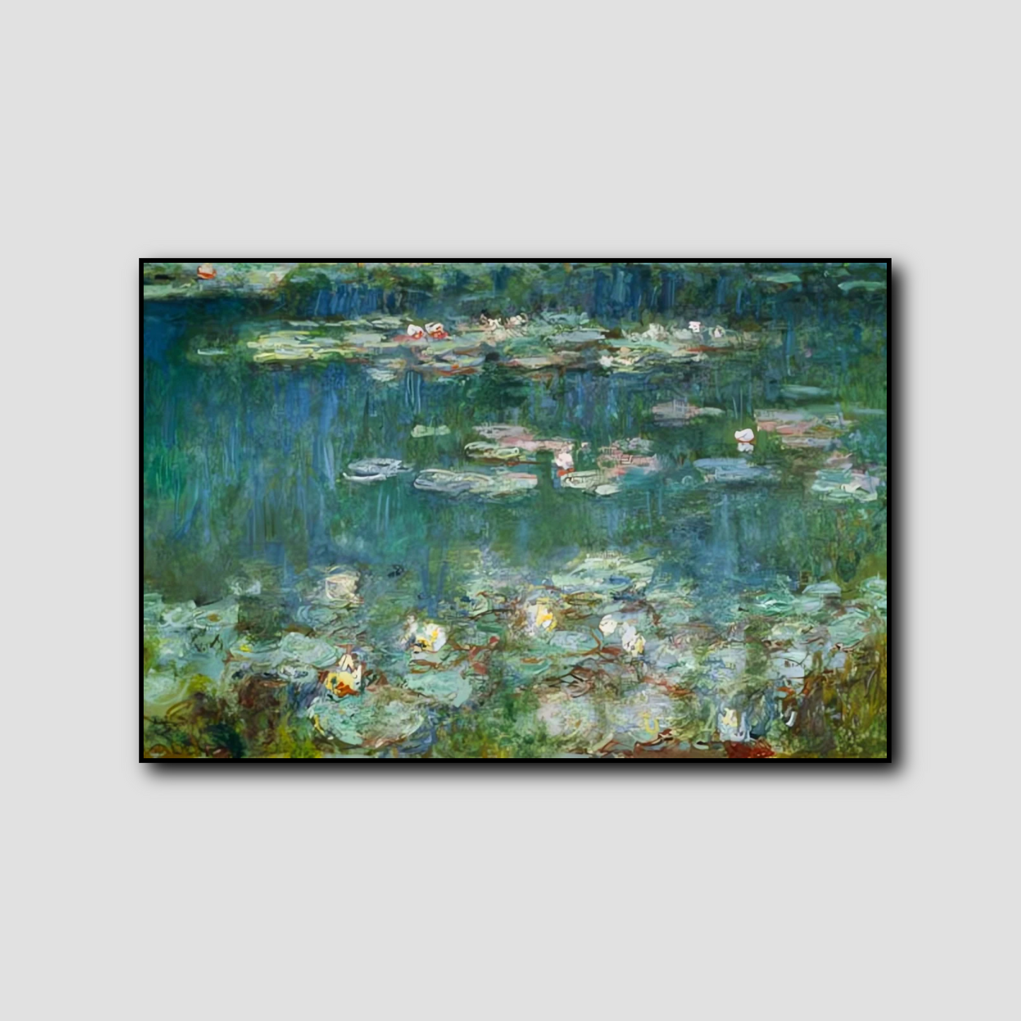 Waterlilies: Green Reflections - Claude Monet