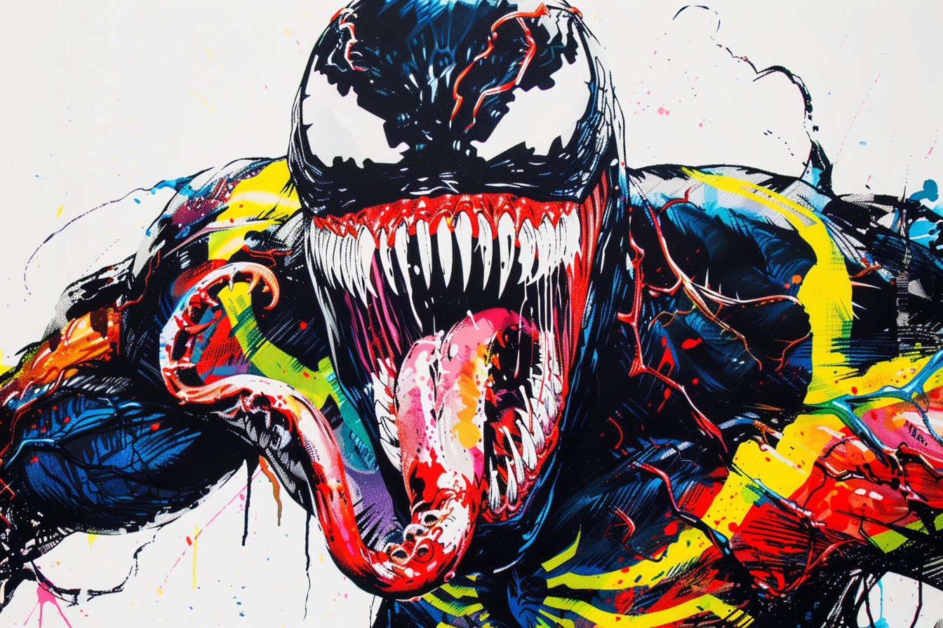 Tableau déco Venom Pop Art Marvel