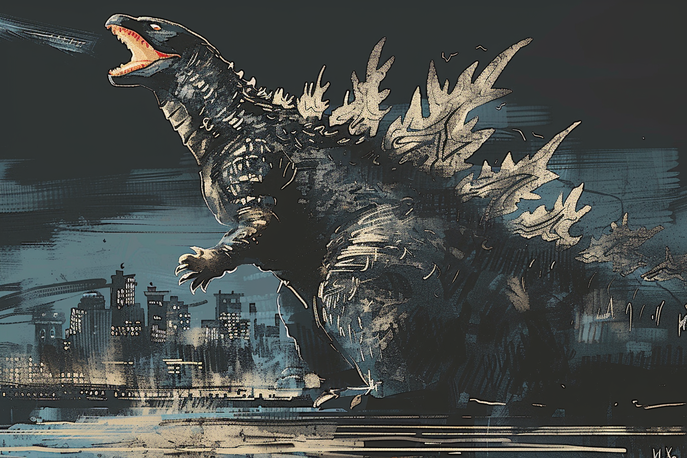 Tableau Godzilla