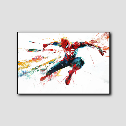 Tableau Spiderman effet peinture – Marvel