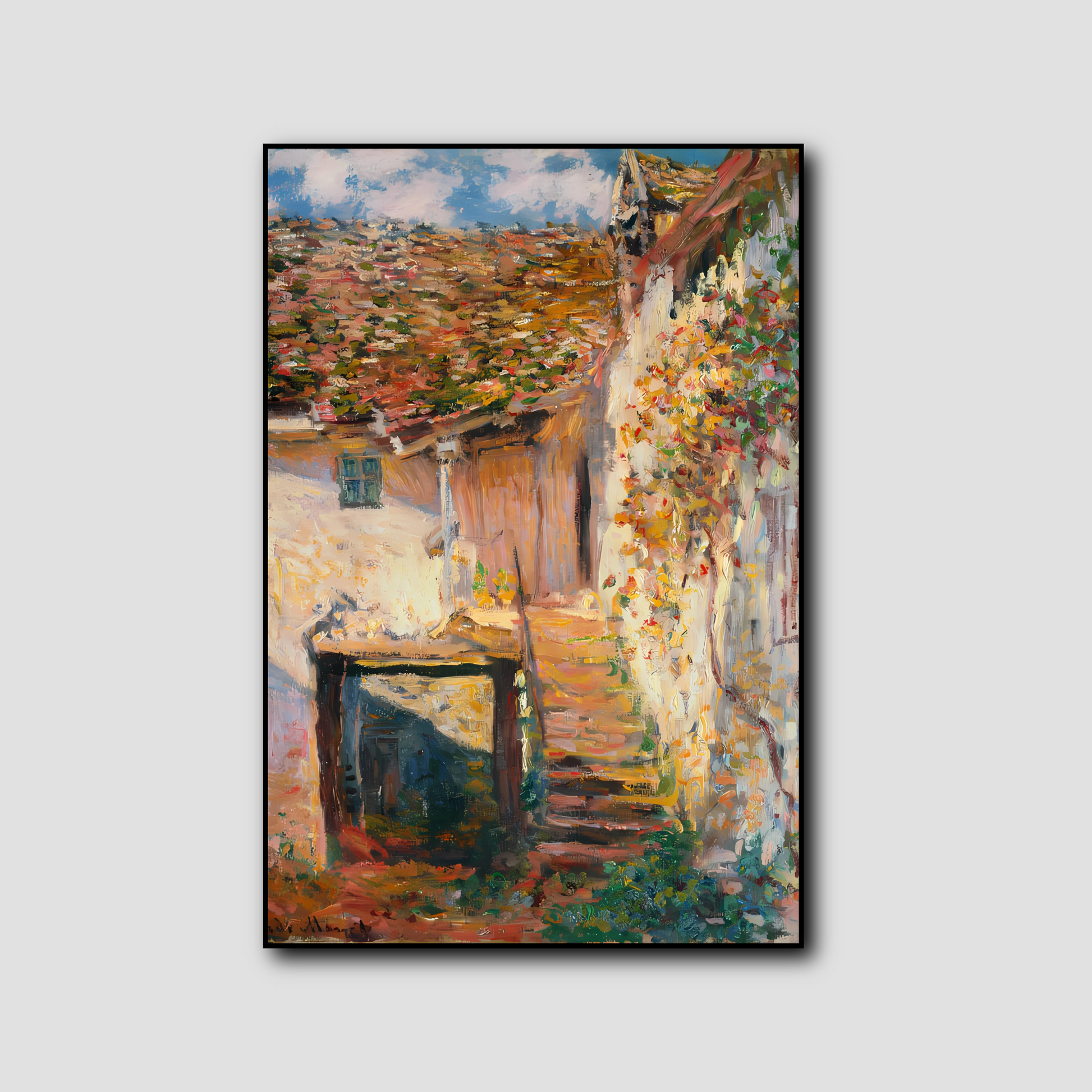 l'escalier - Claude Monet