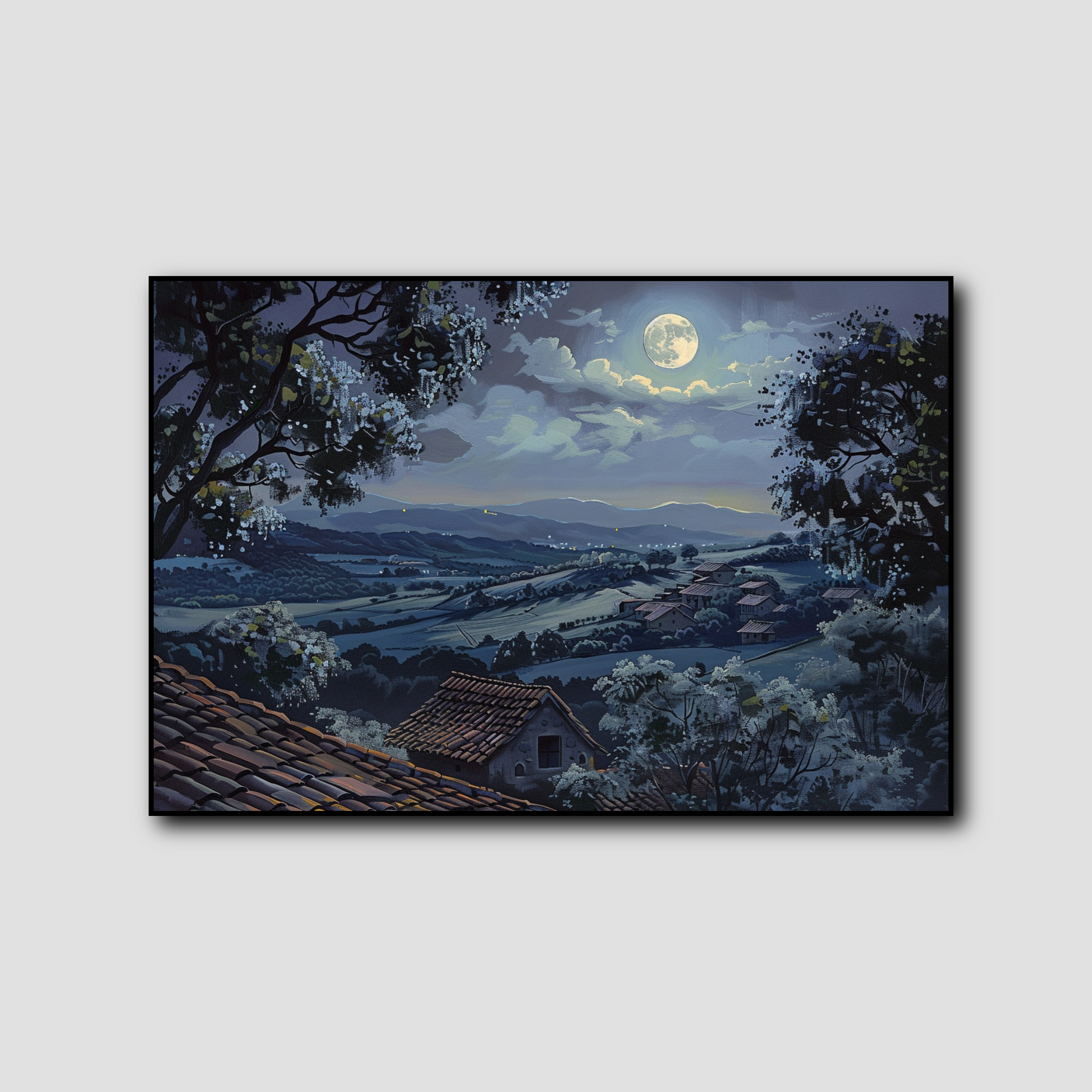 Tableau Paysage de Lune