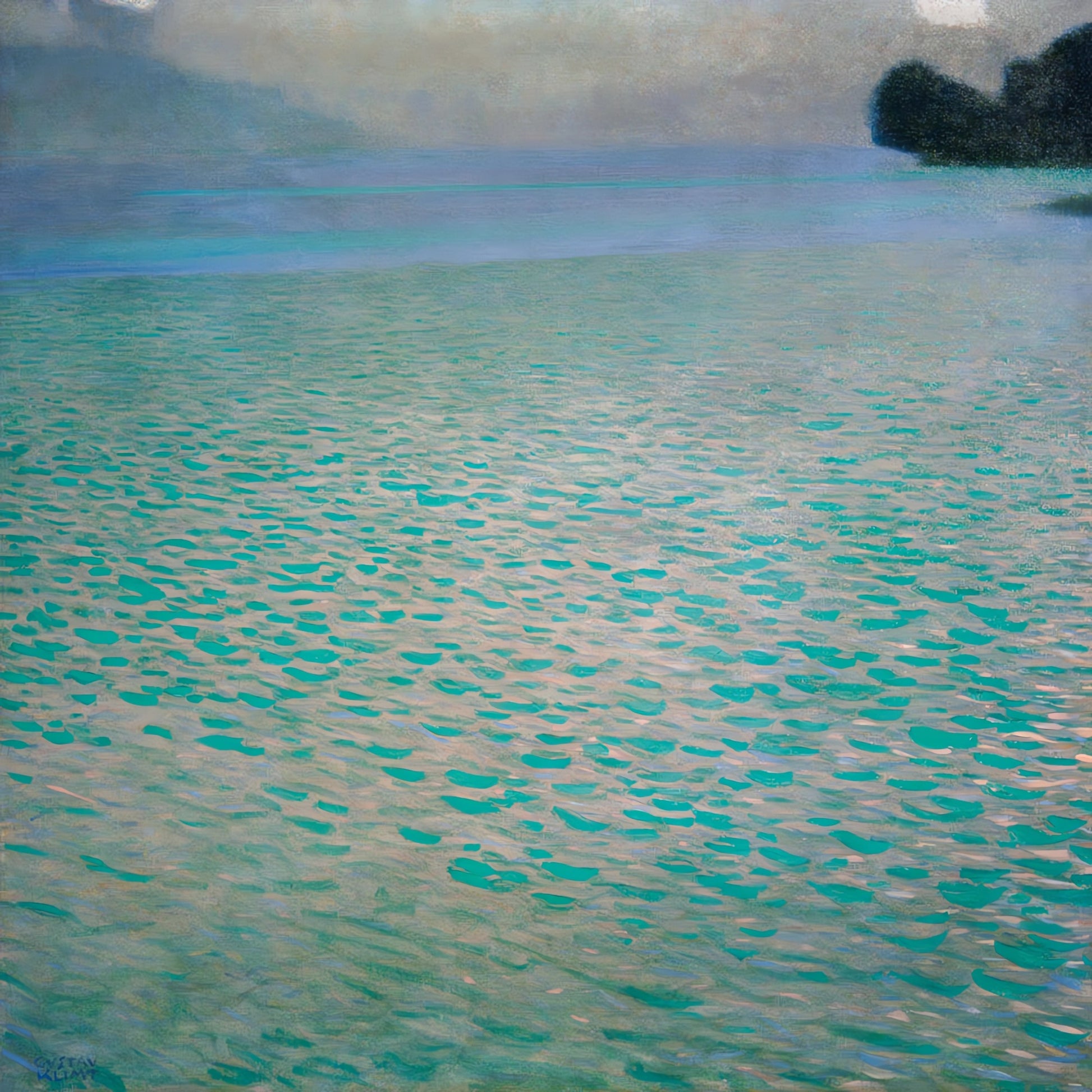 Au lac d'Attersee - Gustav Klimt