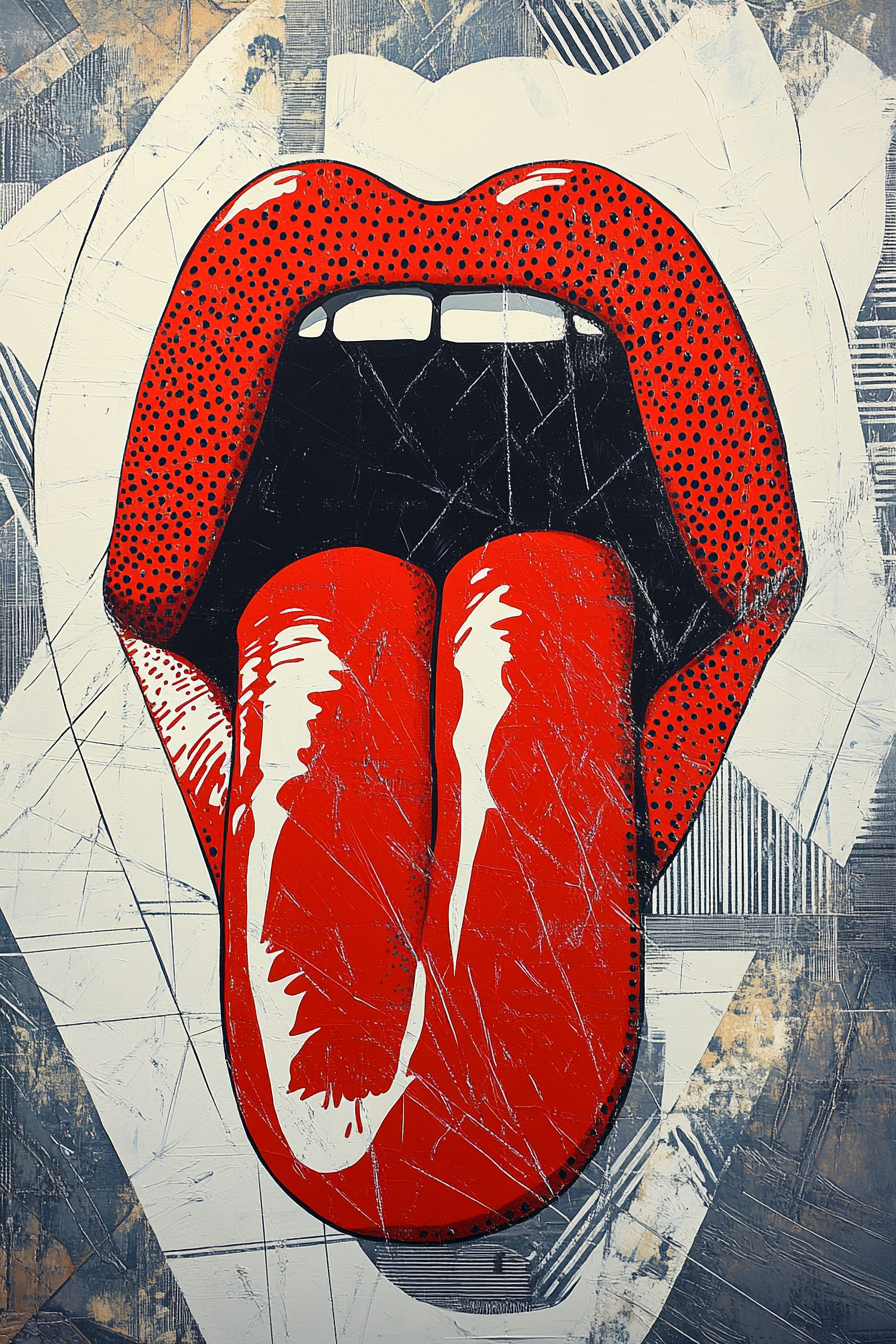 Tableau The Rolling Stones Tongue