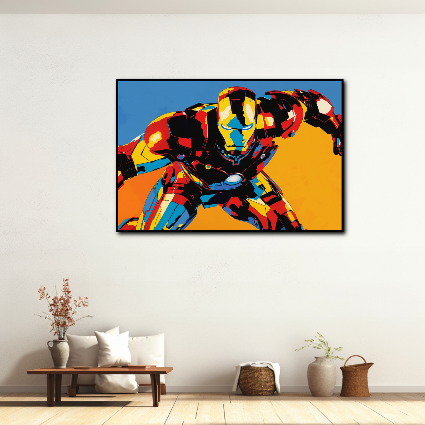 Tableau déco Iron Man Marvel Pop Art