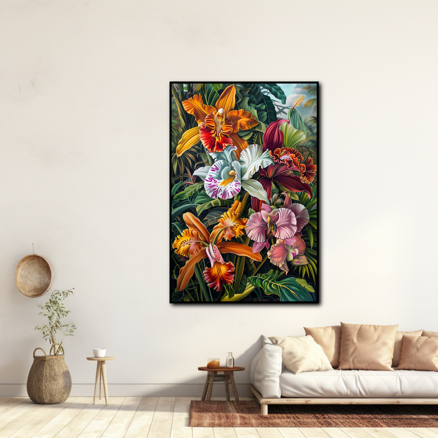 Tableau Fleurs Exotiques