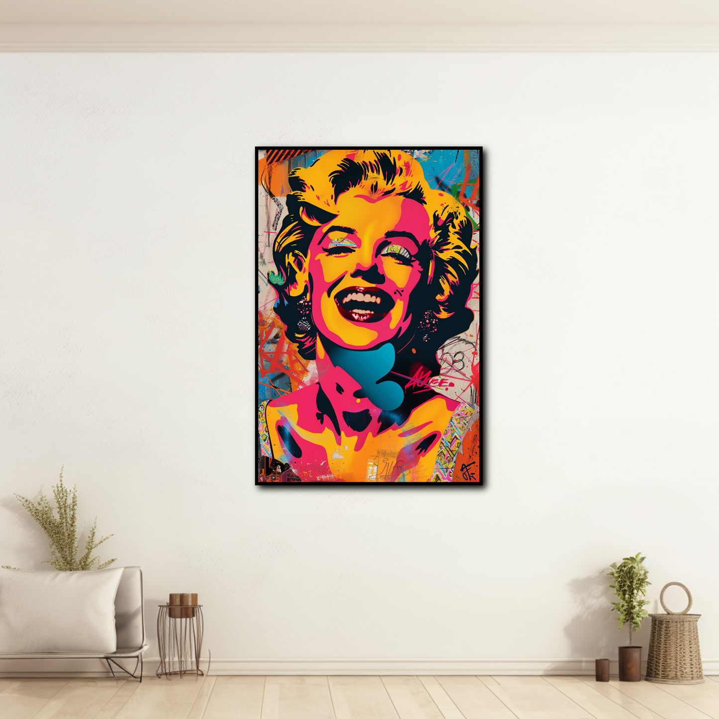 Tableau Street Art Marylin Monroe ICON