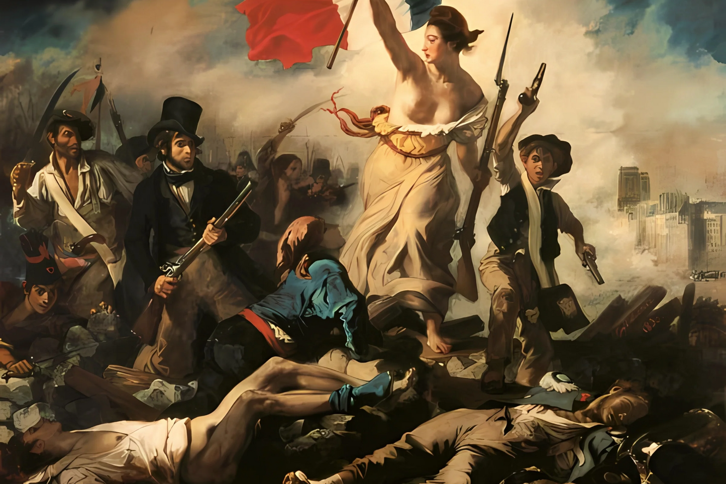 La liberté guidant le peuple - Eugène Delacroix