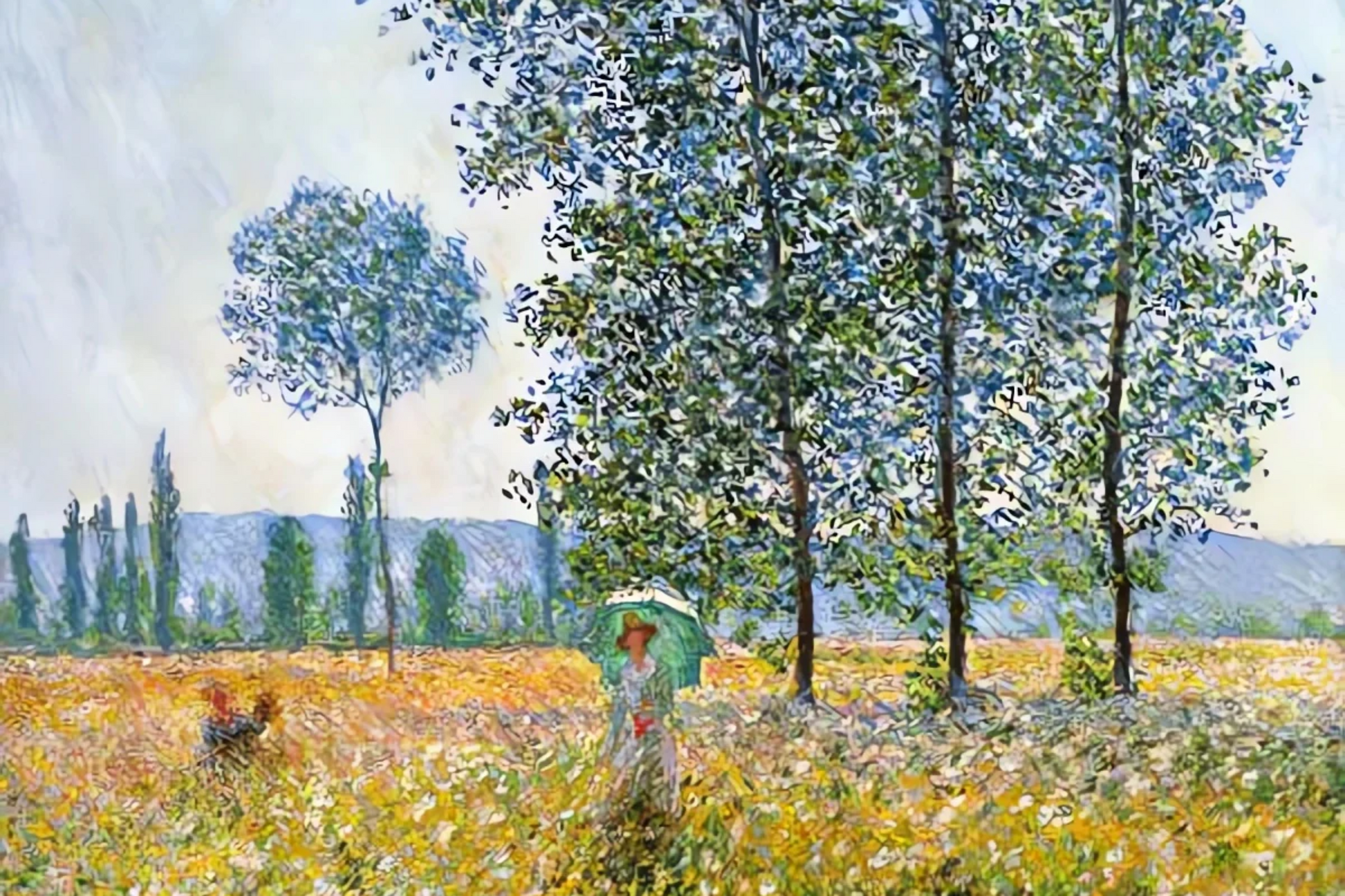 Champs au printemps - Claude Monet