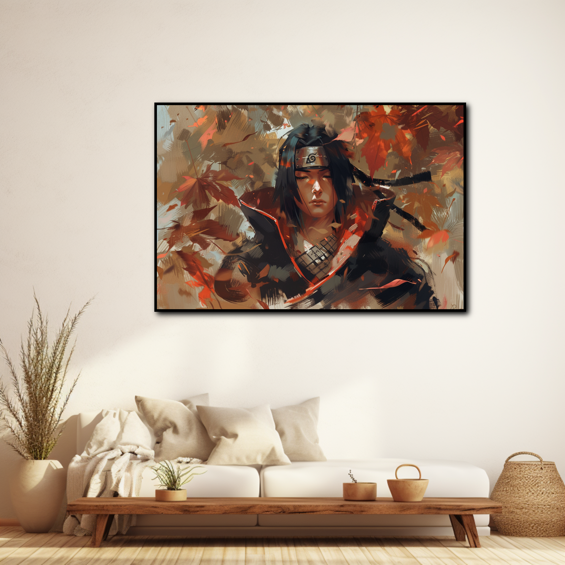 Tableau Naruto Itachi Sérénade d'Automne