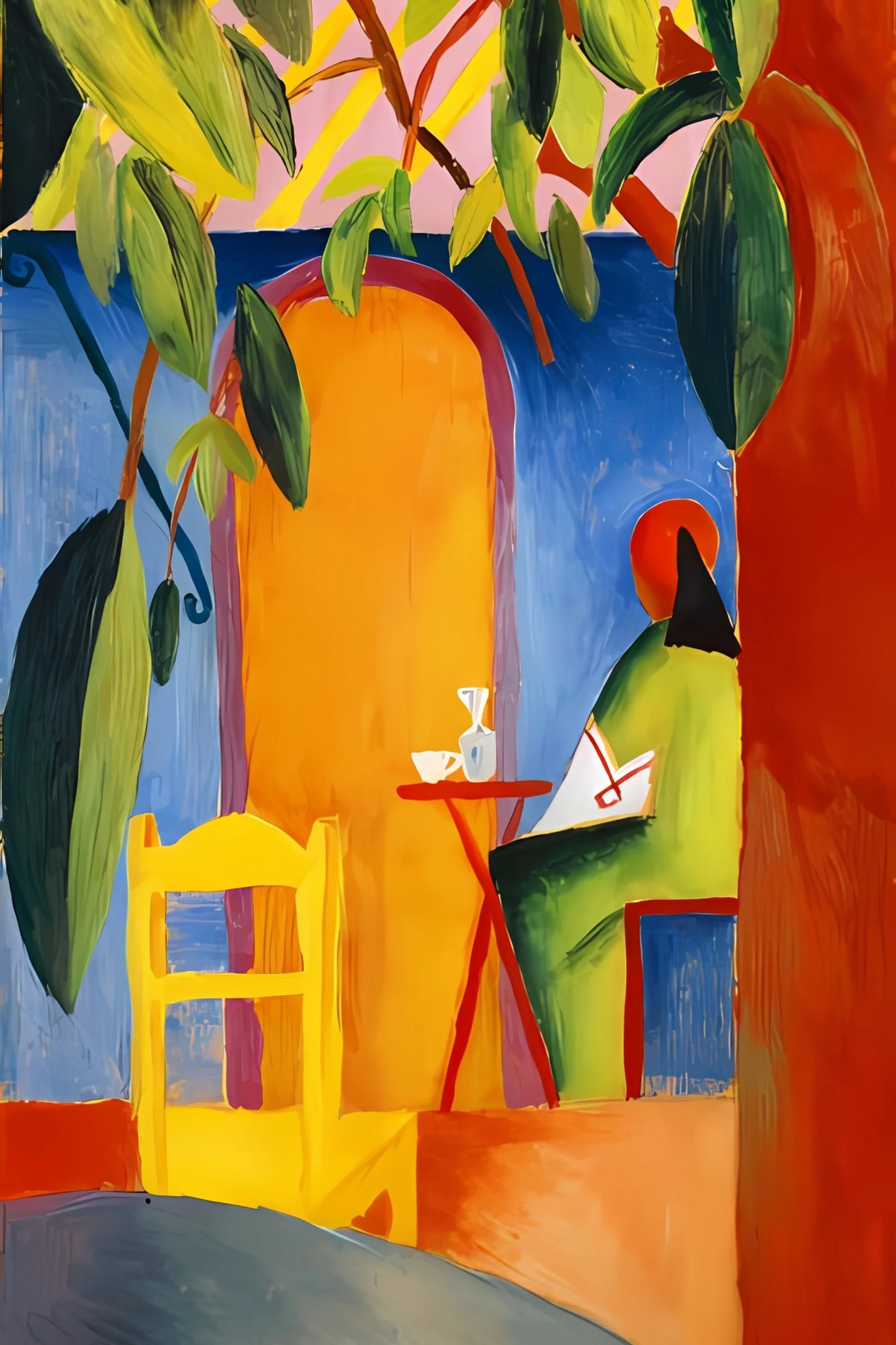 Café turc II - August Macke