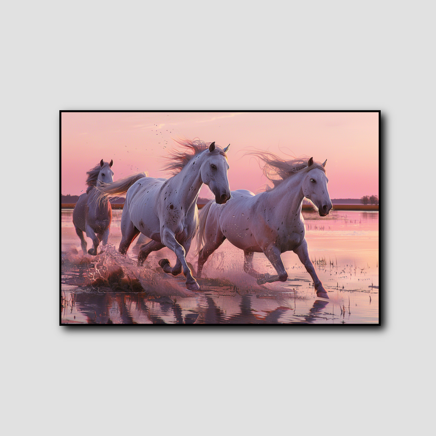 Tableau Chevaux Camargue