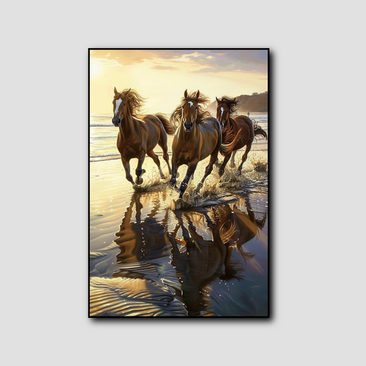 Tableau Chevaux Libres