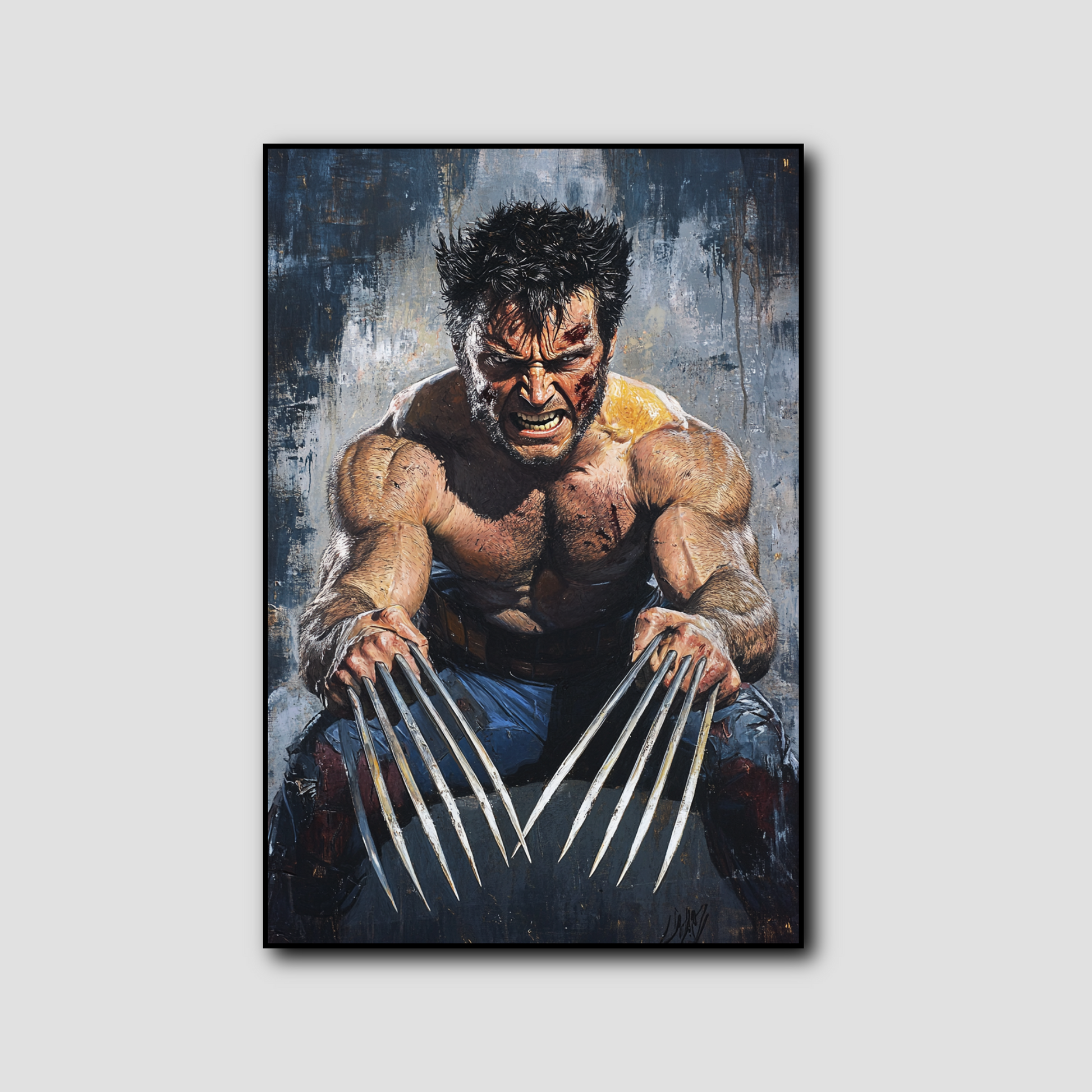 Tableau déco Wolverine Hugh Jackman Marvel