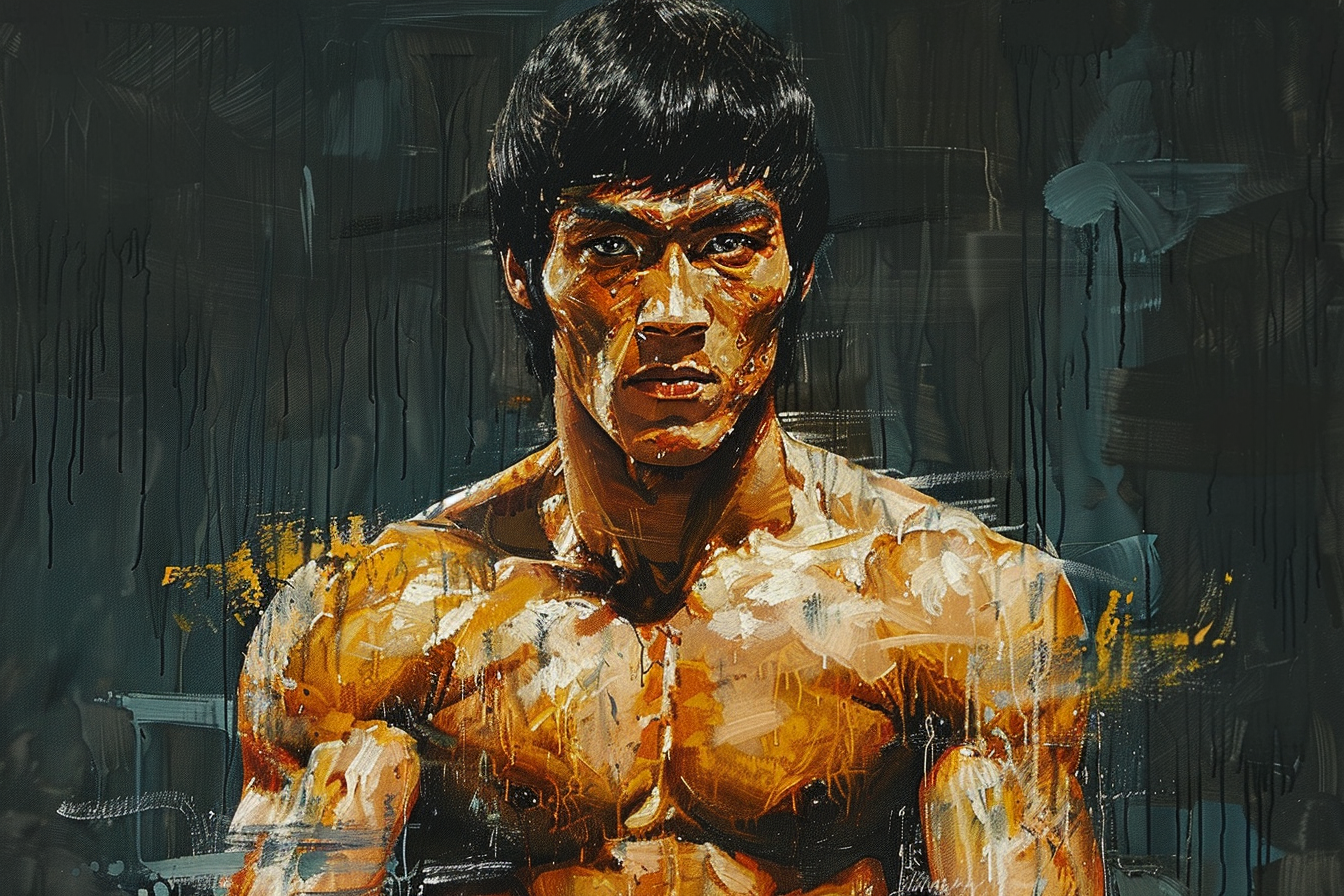 Tableau Bruce Lee Art