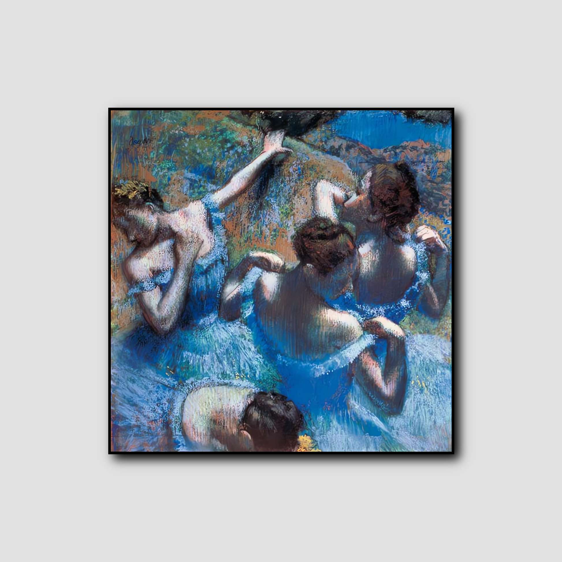 Danseuses en bleu - Edgar Degas