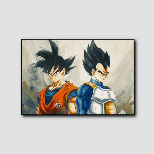 Tableau Dragon Ball Sangoku & Vegeta