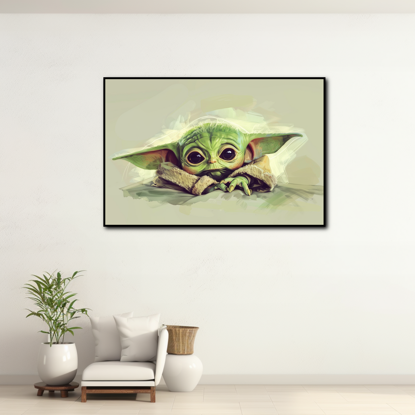 Tableau Bébé Yoda