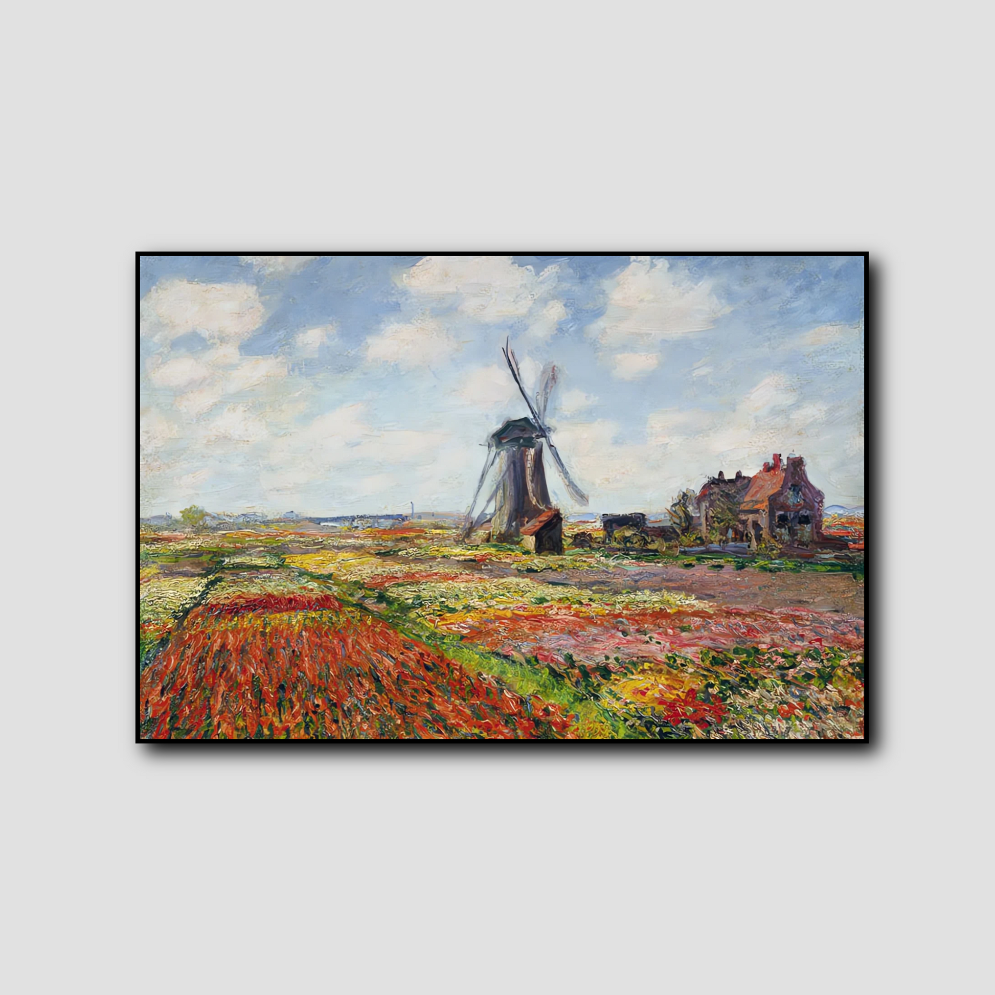 Champs deTulipes - Claude Monet