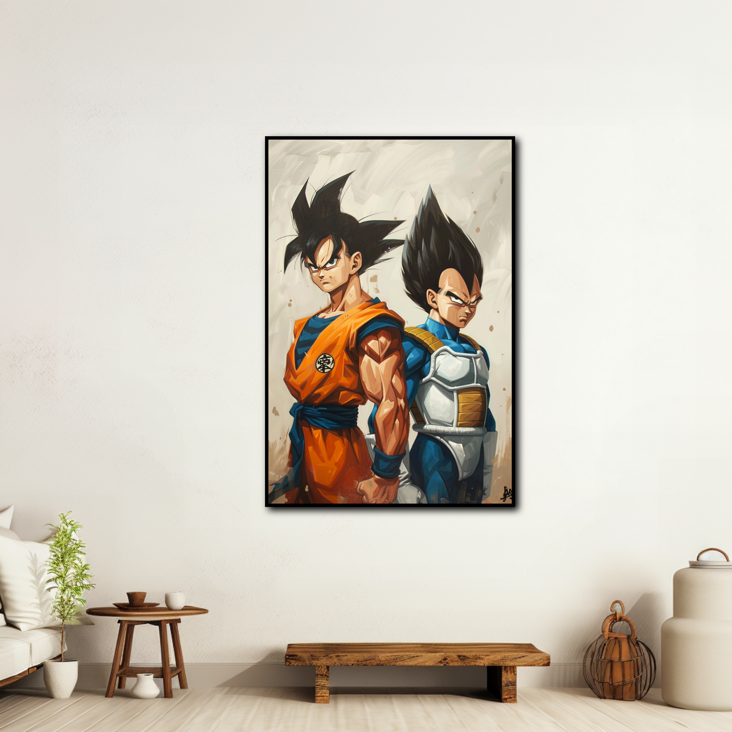 Tableau Dragon Ball Sangoku Vegeta