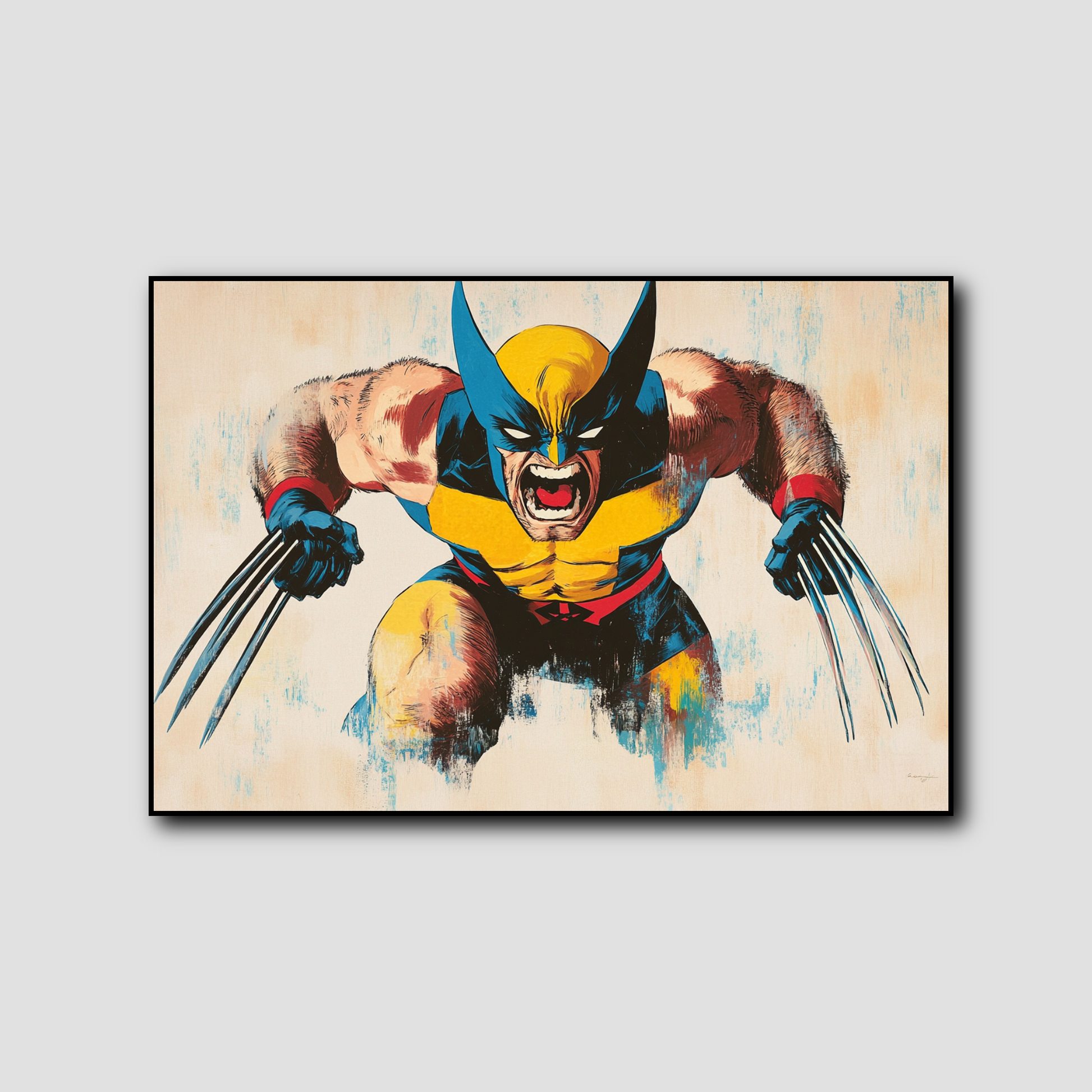 Tableau déco Wolverine Dc-Comics bande dessinée