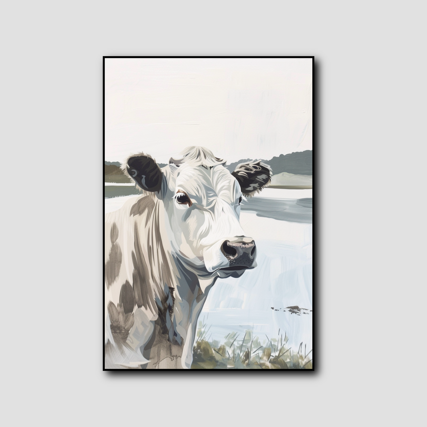 Tableau Vache Allgäu