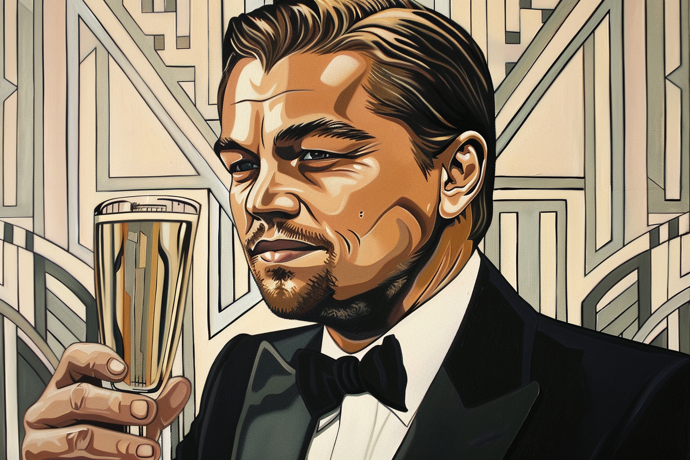 Tableau Leonardo DiCaprio Gatsby