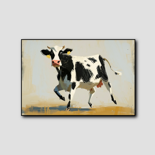 Peinture Vache Rigolote