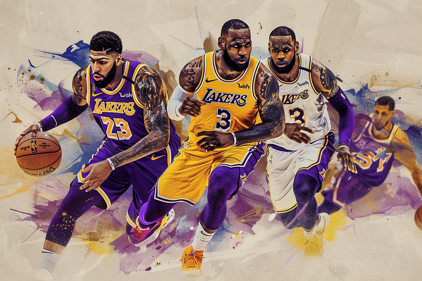 Tableau Los Angeles Lakers