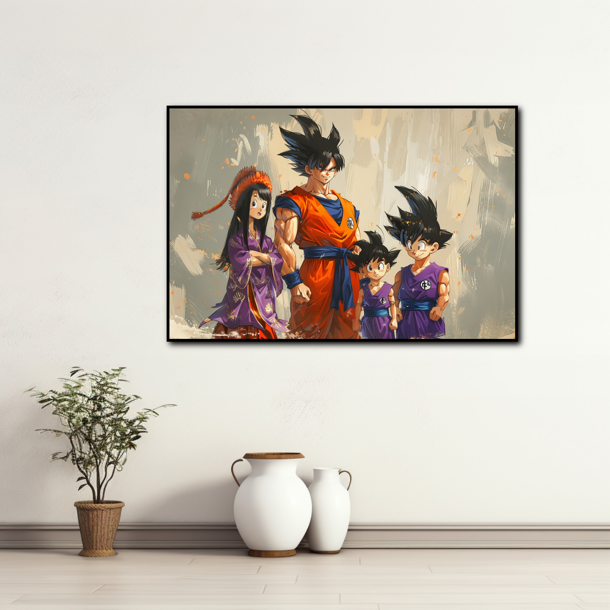 Tableau Dragon Ball En Famille