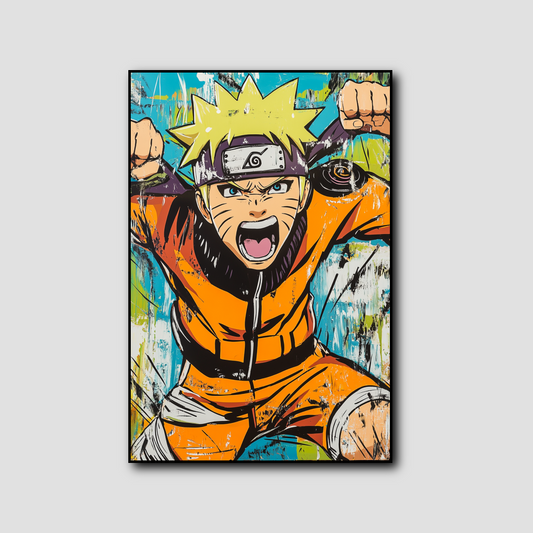 Tableau déco Naruto Manga Pop Art