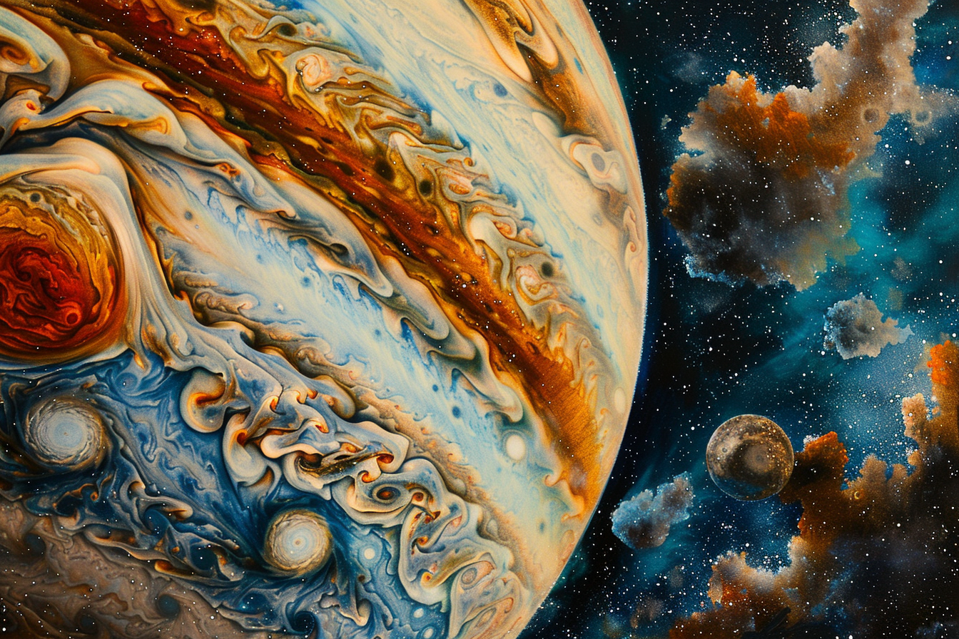 Tableau de la Planète Jupiter