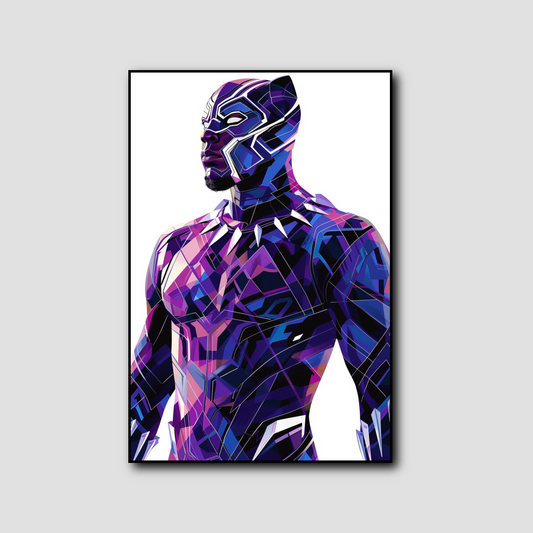 Tableau Black Panther Marvel pop art