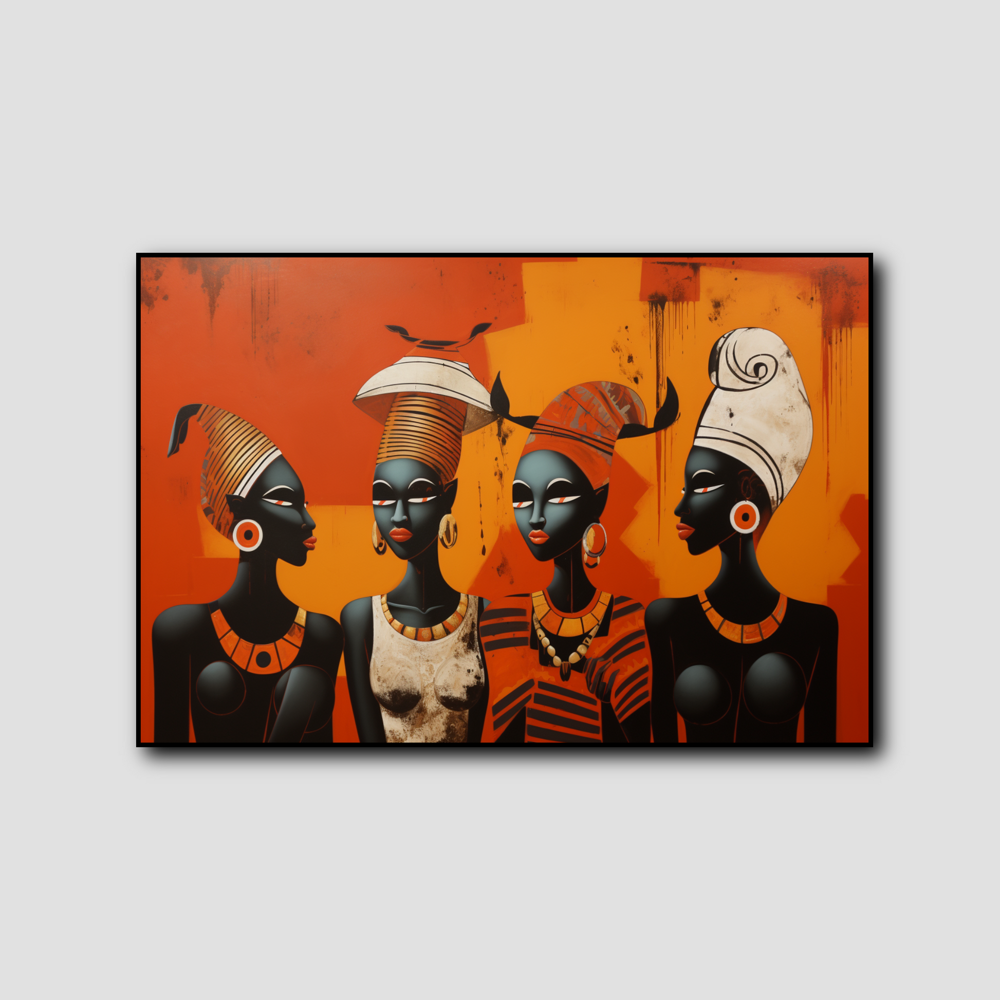 Tableau Tribu Africaine