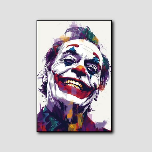 Tableau déco portrait Joker Jack Nicholson