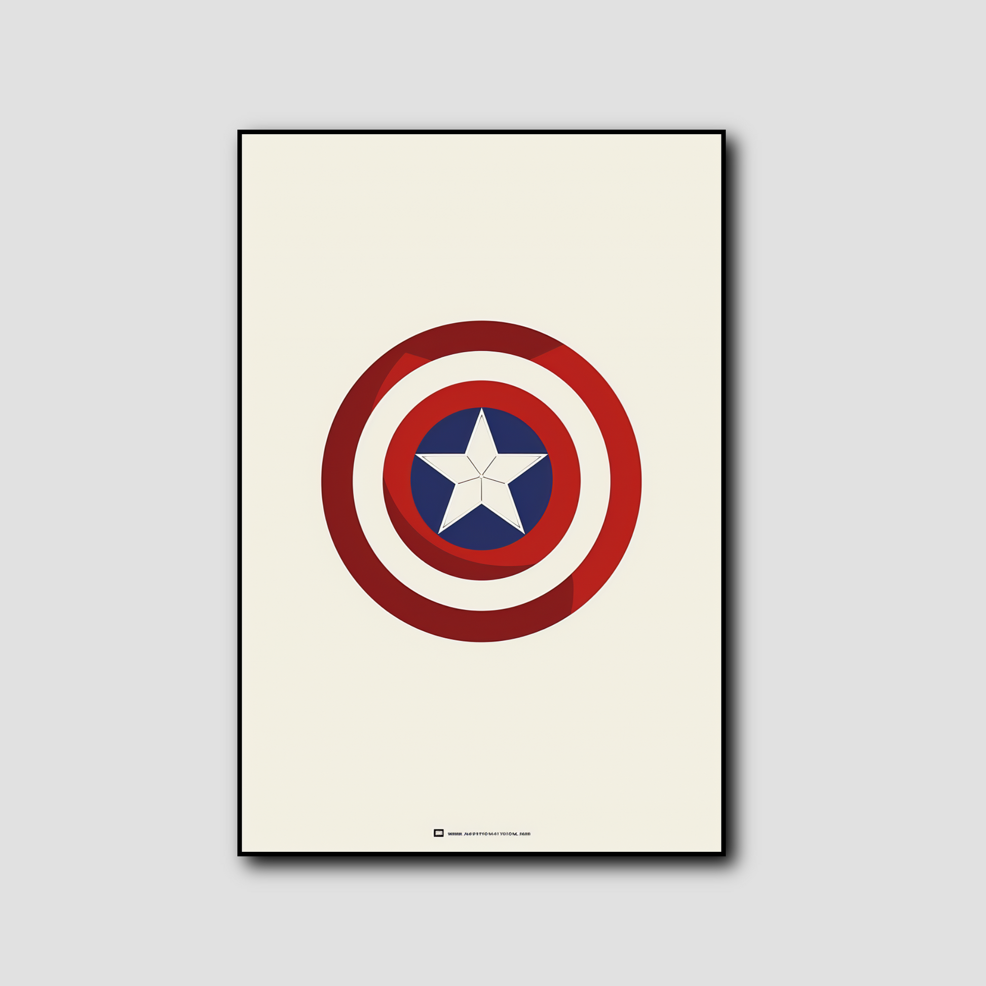 Tableau bouclier Captain America Marvel