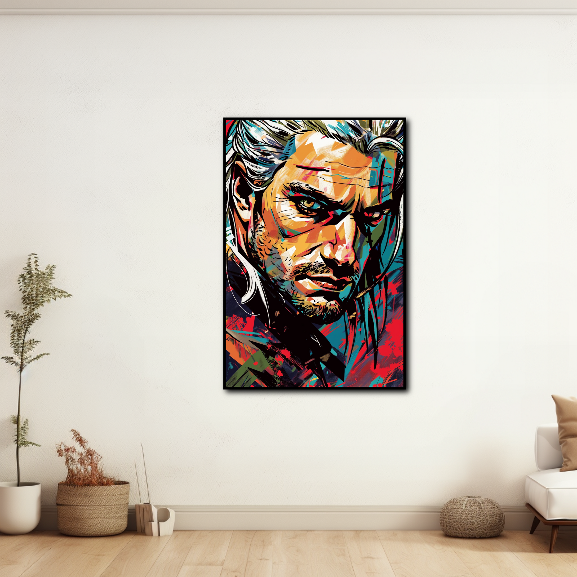 Tableau déco The Witcher Henry Cavill Pop-Art