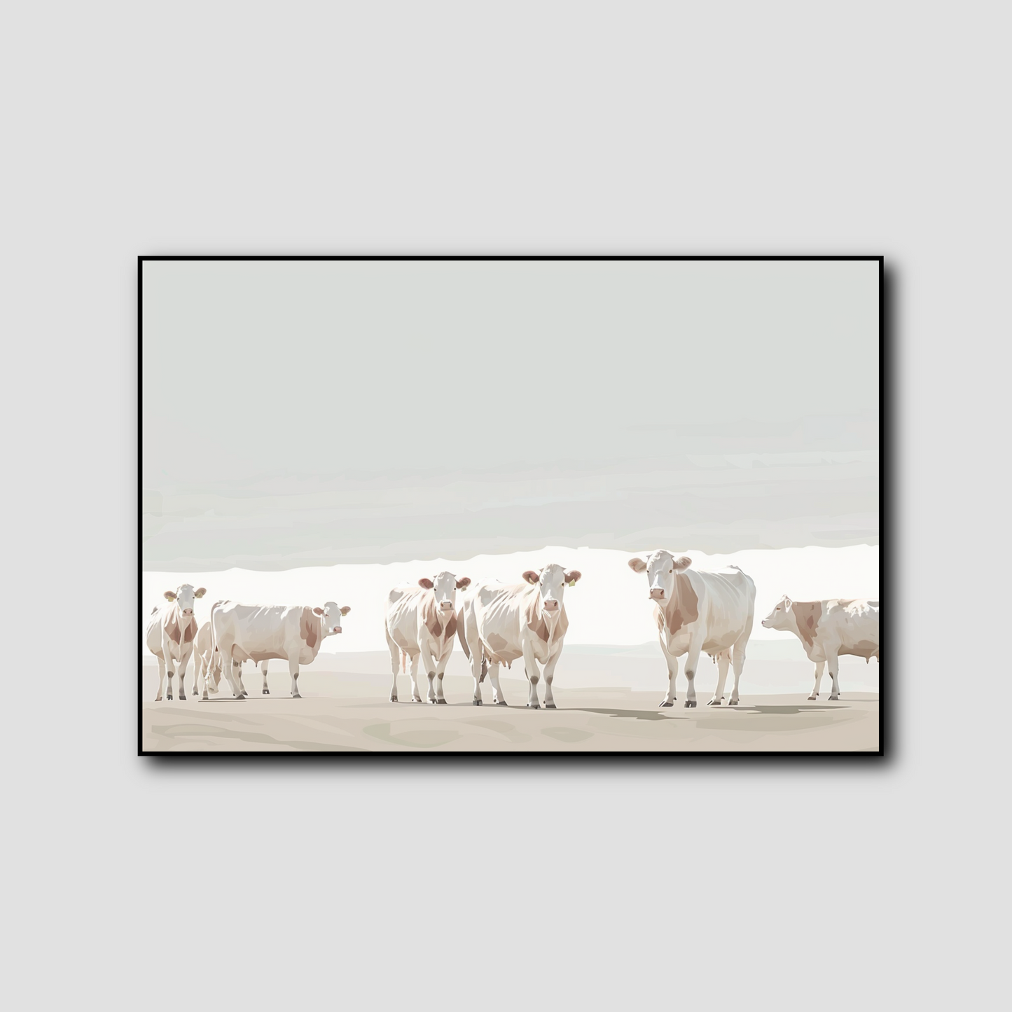 Tableau Troupeau de Vaches